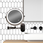 Miroir de maquillage LED NovaBeam avec grossissement pour maquillage et salle de bain