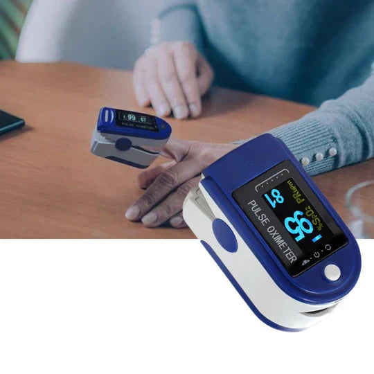 OxiSense Compact Fingertip Health Monitor With OLED Display