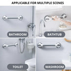 Secure Suction Shower Grab Bar for Safe Bathroom Support