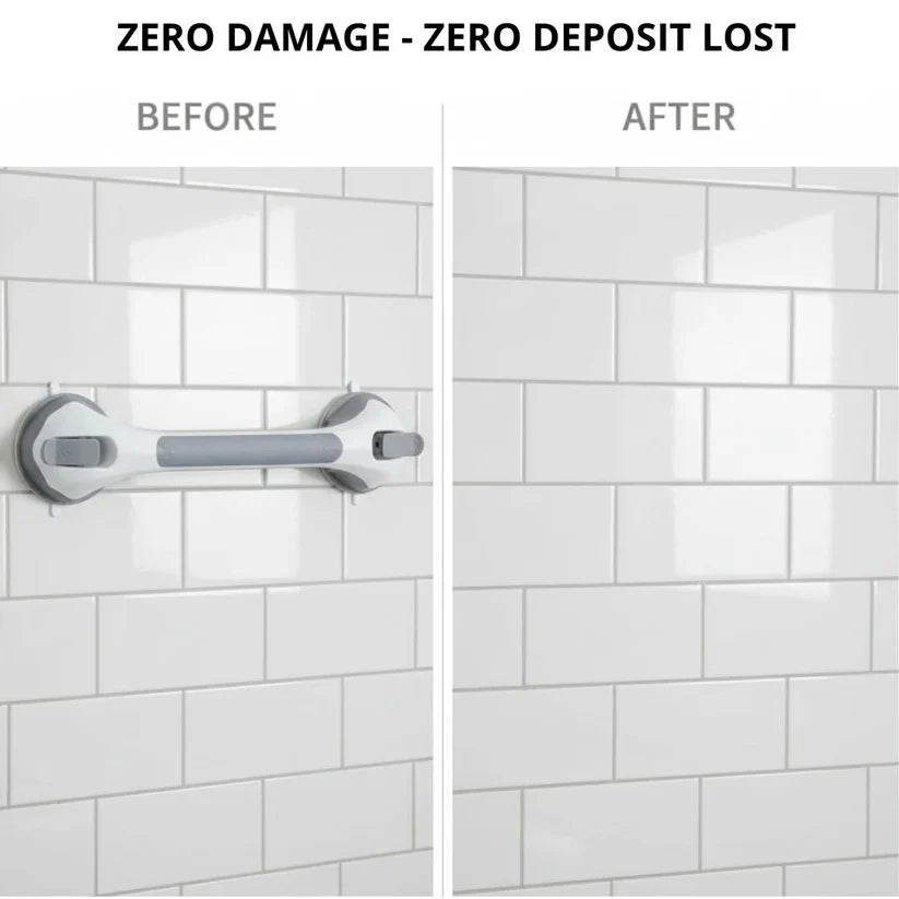 Secure Suction Shower Grab Bar for Safe Bathroom Support