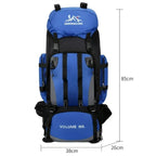 سلسلة حقيبة الظهر للمشي TrekLine Ultralight 90 لتر مقاومة للماء
