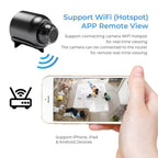 Mini telecamera NovaGuard 1080P con WiFi impermeabile e visione notturna a 160 gradi