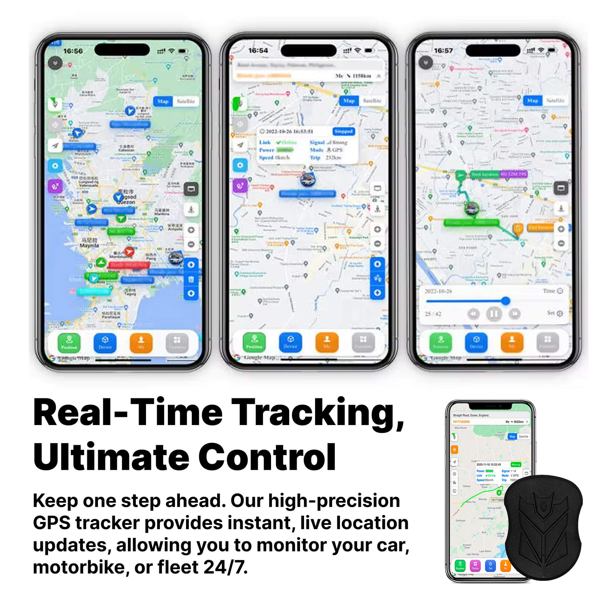 Waterproof GPS Tracker For Cars With Real Time Tracking And Voice Activation 5000mAh