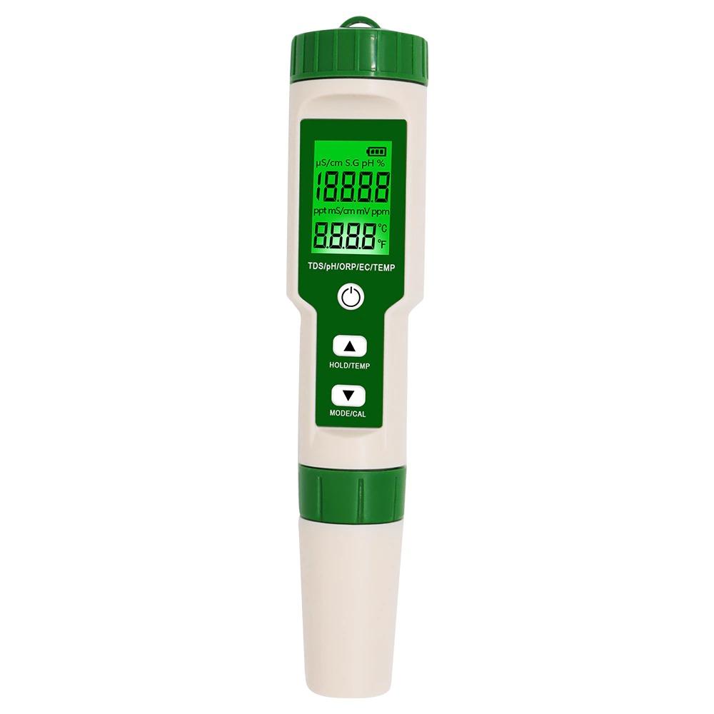 PlantPro Multi Parameter Water Meter for pH, TDS, EC, ORP, and Temperature