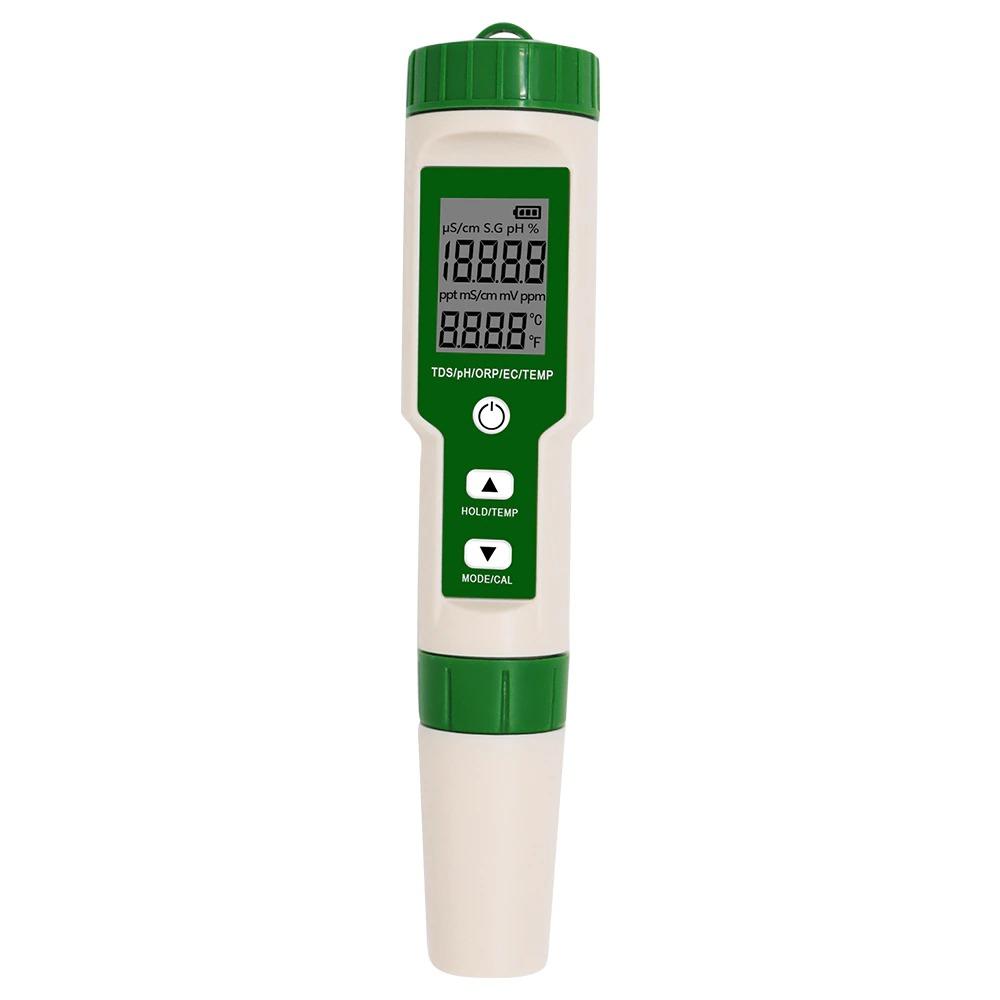 PlantPro Multi Parameter Water Meter for pH, TDS, EC, ORP, and Temperature