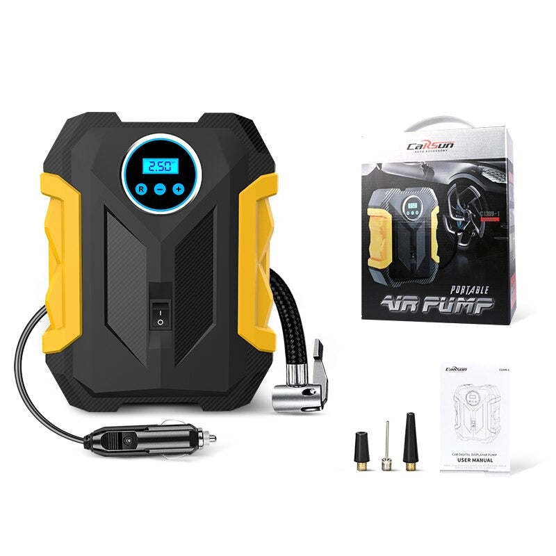 Portable Tire Inflator With Fast Inflation And Compact Design