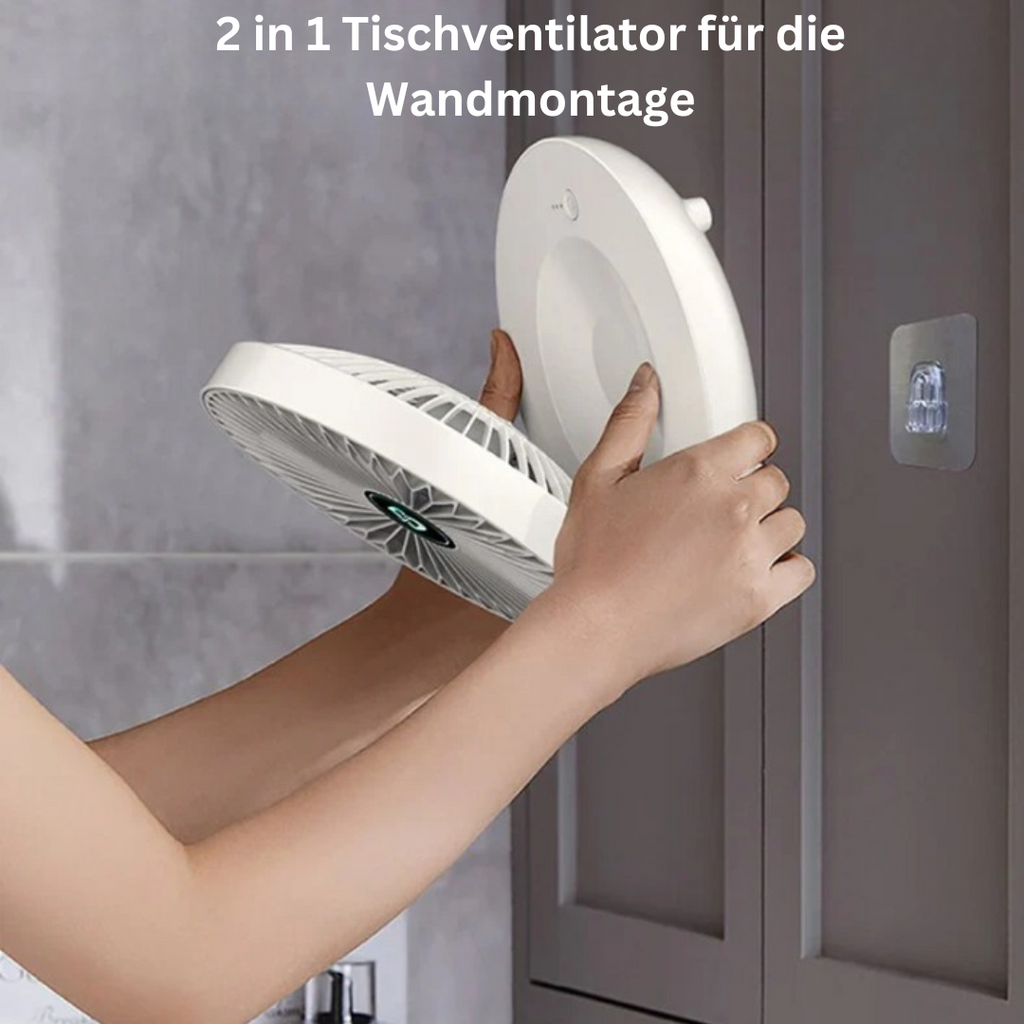 Ventilador Personal USB WallBreeze para Enfriamiento en Casa y Oficina, Silencioso