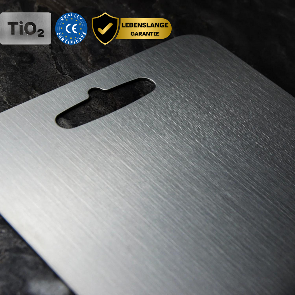 Alera Titanium Cutting Board With Nonporous Surface For Everyday Kitchen Use