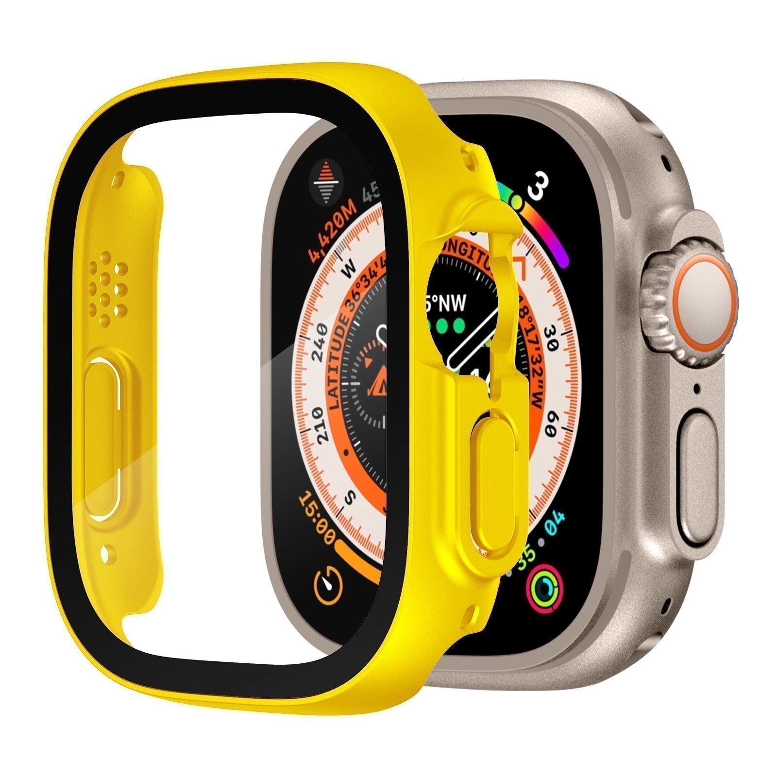 NovaGuard Apple Watch Case With Crystal Clear Screen Shield