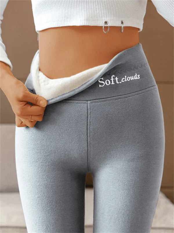 AstraWeave Cashmere-Lined Winter Leggings For Cozy Warmth