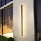 Nyx Black LED Finish Edition Linear Wall Light Outdoor