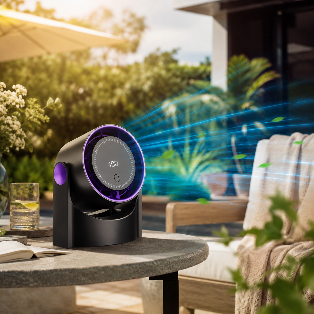 Kipas USB Tanpa Wayar Mudah Alih AirCirculate Untuk Rumah, Pejabat, Bilik Tidur, Asrama Penyejukan