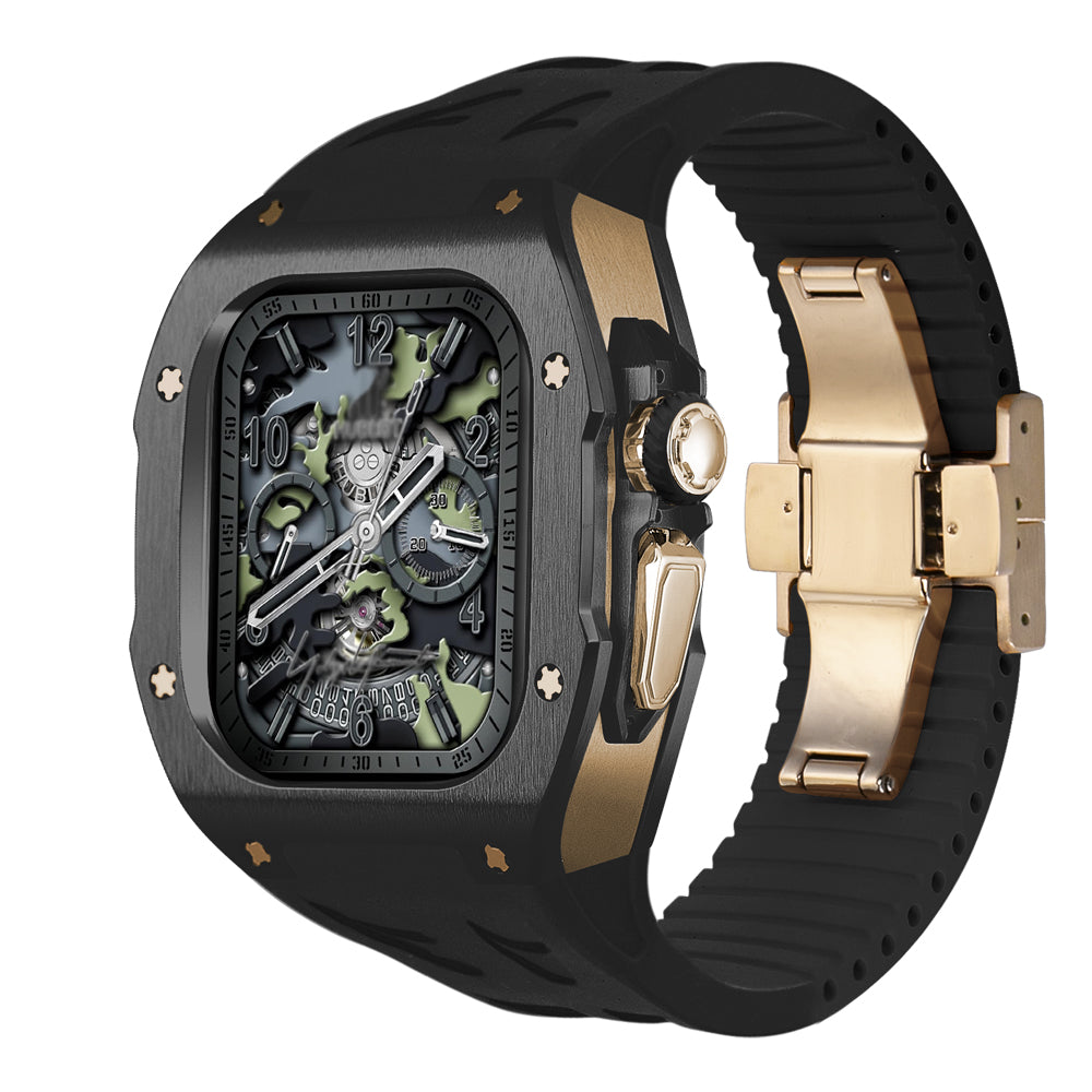 AstraGuard Titanium Case With Fluor Rubber Strap For Apple Watch Ultra