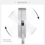 Beleuchteter Schminkspiegel mit doppelt verstellbarem Arm für das tägliche Make-up