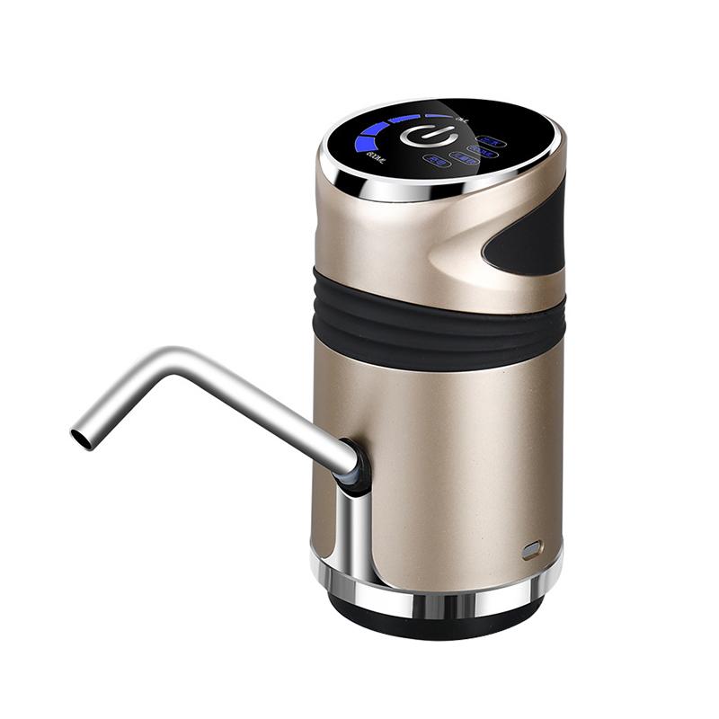 Rechargeable Water Bottle Pump With Child Lock One-Touch Operation