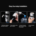 Rechargeable Water Bottle Pump With Child Lock One-Touch Operation