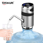 Rechargeable Water Bottle Pump With Child Lock One-Touch Operation