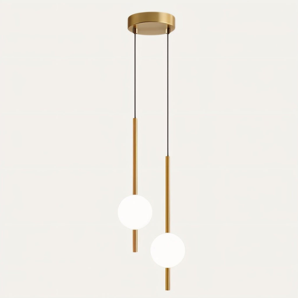 Marven Pendant Light With Nordic Glass Ball For Modern Rooms