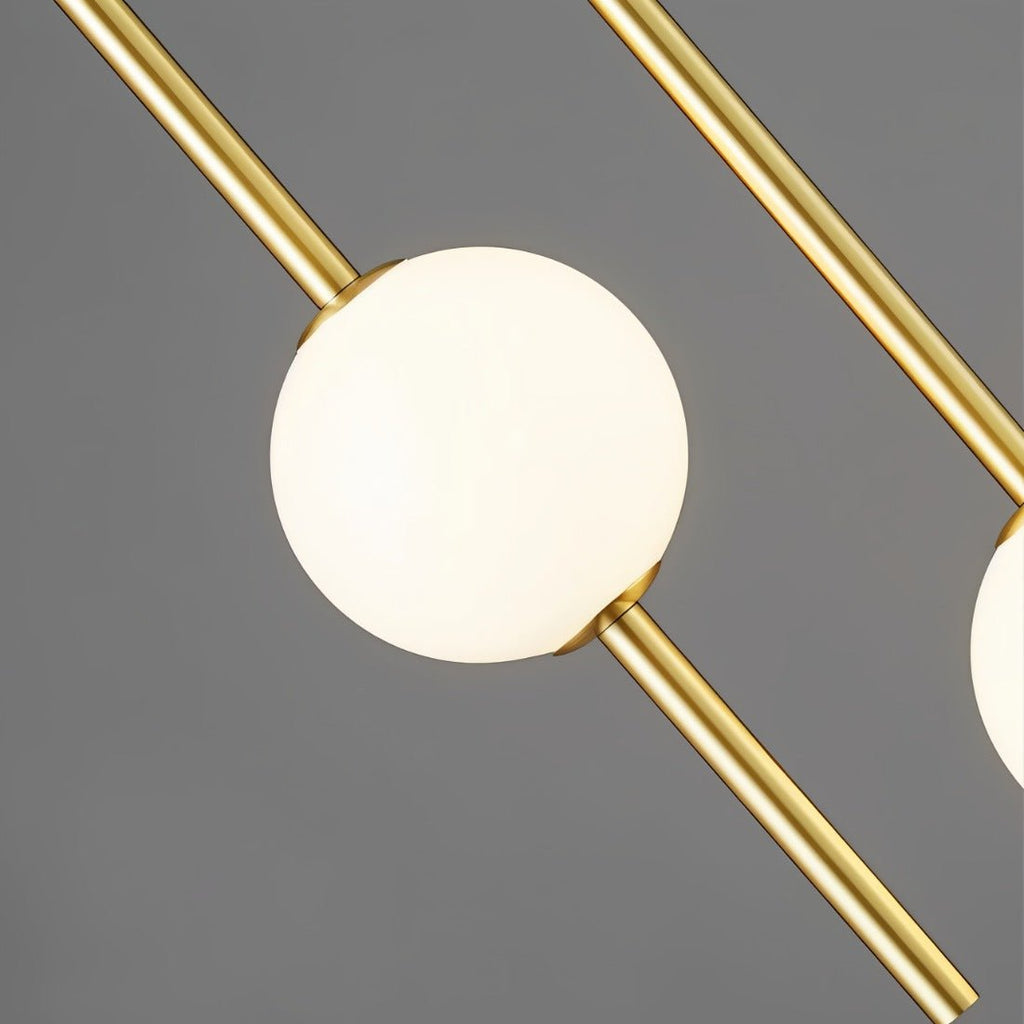 Marven Pendant Light With Nordic Glass Ball For Modern Rooms