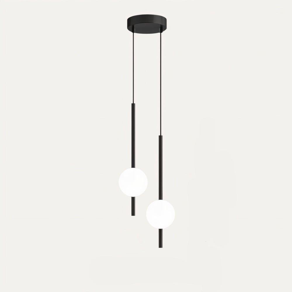 Marven Pendant Light With Nordic Glass Ball For Modern Rooms