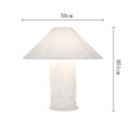 Stolní lampa Kairo s moderním designem pro obývací pokoje a domácí interiéry
