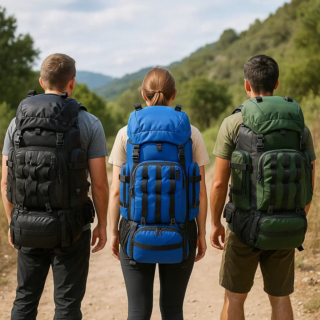 سلسلة حقيبة الظهر للمشي TrekLine Ultralight 90 لتر مقاومة للماء