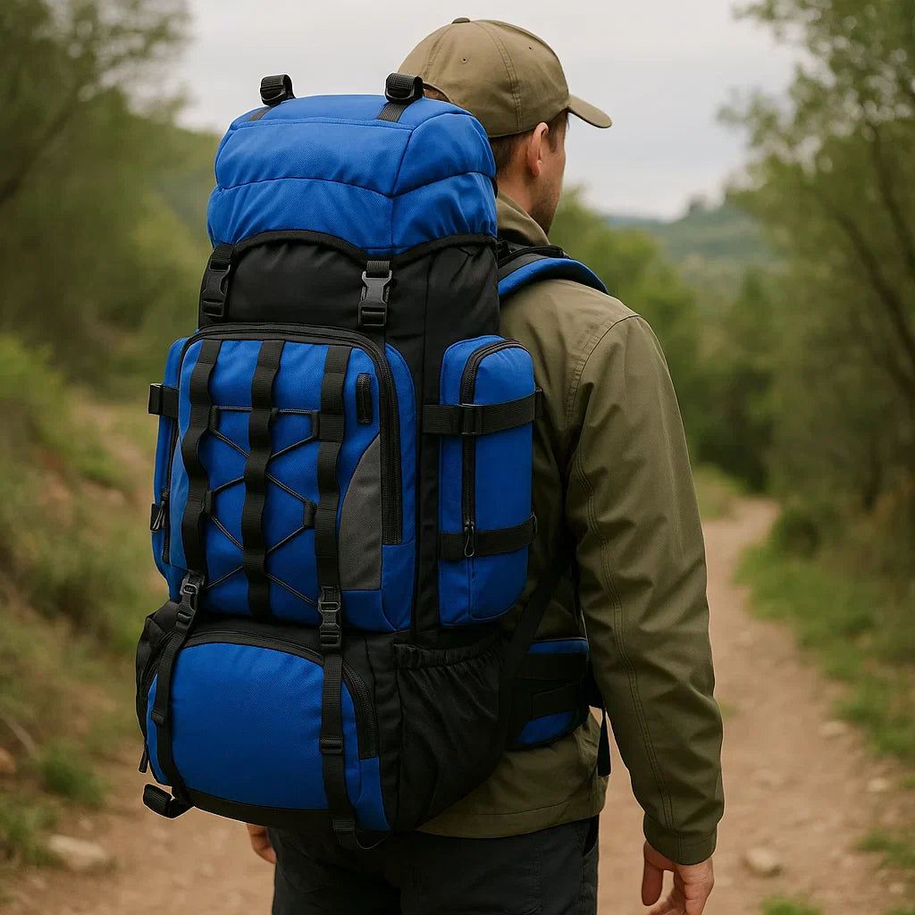 سلسلة حقيبة الظهر للمشي TrekLine Ultralight 90 لتر مقاومة للماء