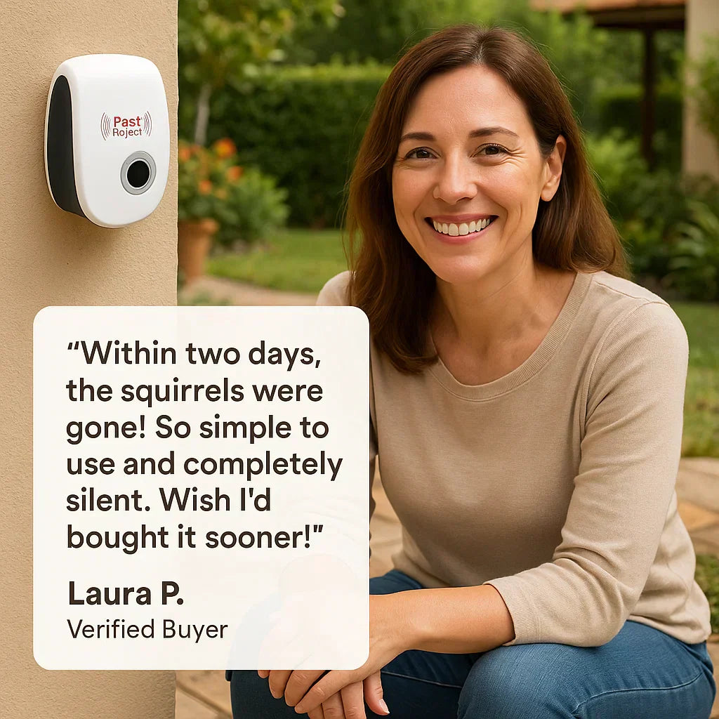 VerduraGuard Outdoor Ultrasonic Repeller For Gardens And Lawns