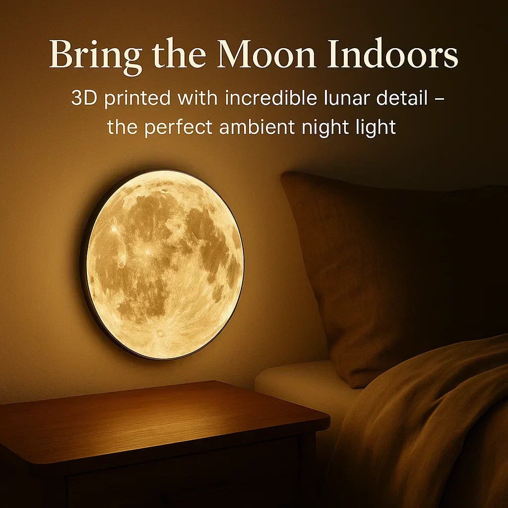 Lampa LED NovaLume Moon Glow z ściemniaczem do miękkiej, przytulnej atmosfery w sypialni