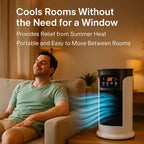 Climatiseur portable sans fenêtre Lyra à haute efficacité énergétique pour chambres universitaires