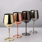 Wine Glass Crafted From Stainless Steel With Mirror Finish For Everyday Use