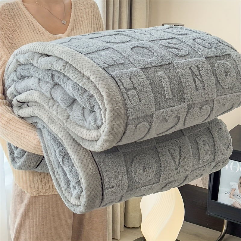SnugLoom Cozy Fleece Blanket For Warmth And Home Comfort