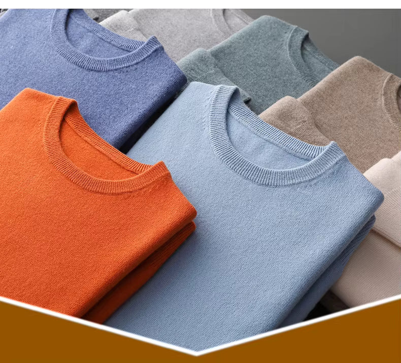 Caleris Sweater Merino Australia Harian Untuk Lelaki