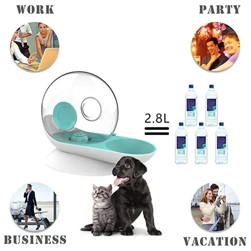 2.8L Fresh Flow Pet Water Fountain For Cats And Dogs