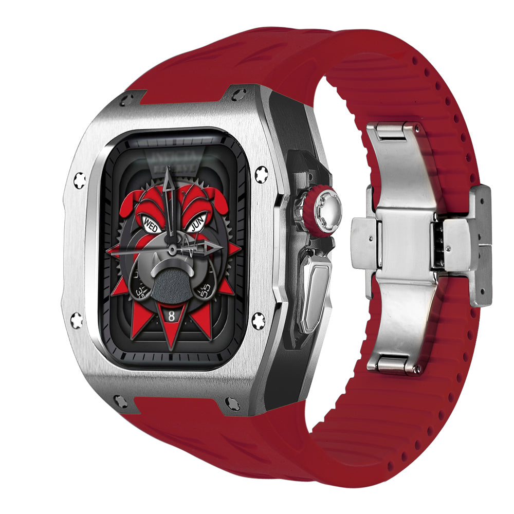 AstraGuard Titanium Case With Fluor Rubber Strap For Apple Watch Ultra