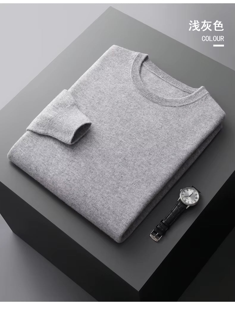 Caleris Sweater Merino Australia Harian Untuk Lelaki