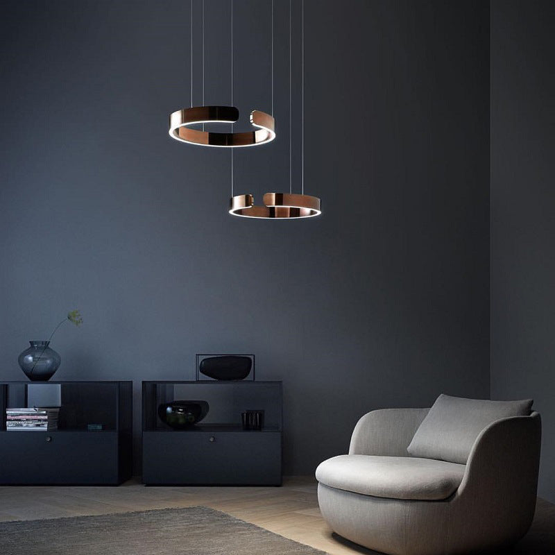 LumaCircle Modern LED Pendant for Living Room and Dining