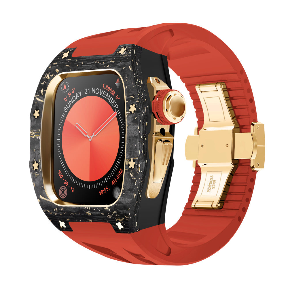 NovaCarb S10 Carbon Fiber And Titanium Apple Watch Retrofit Kit