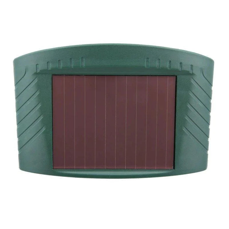 Disuasor de ciervos solar FloraShield con ráfagas ultrasónicas de 2.5 segundos para jardines