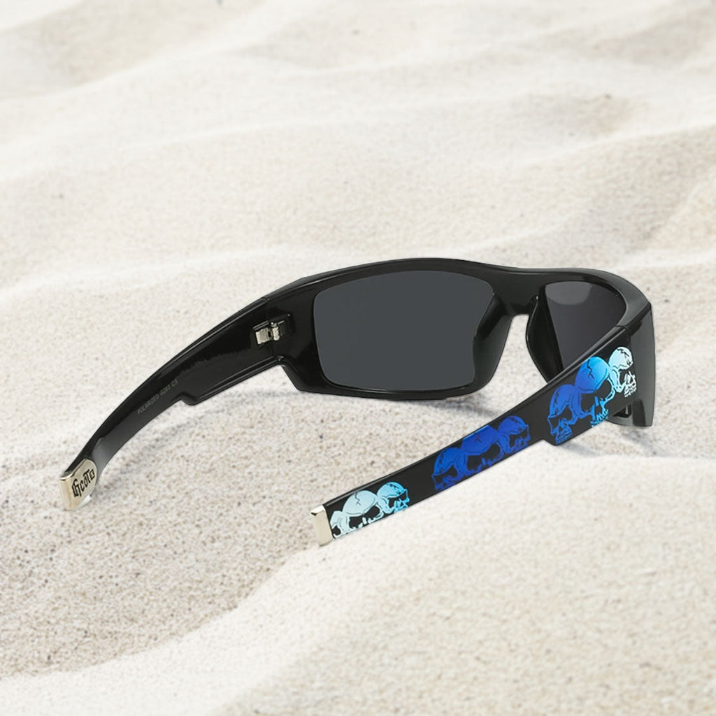 Occhiali da sole SkullGuard con lenti polarizzate per appassionati di attività all'aperto