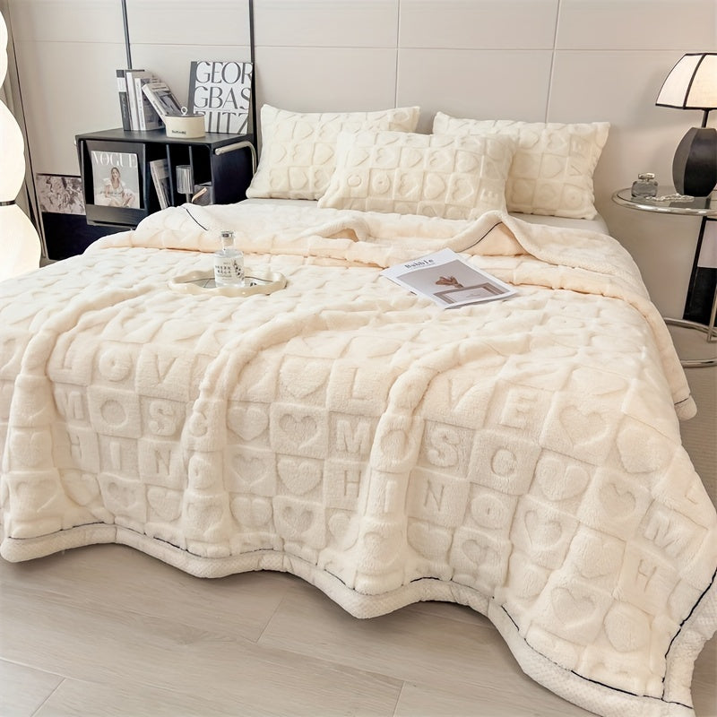 SnugLoom Cozy Fleece Blanket For Warmth And Home Comfort