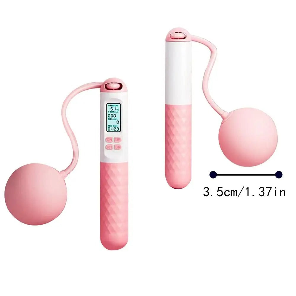 AeroFlex Weighted Wireless Jump Rope With Digital Counter