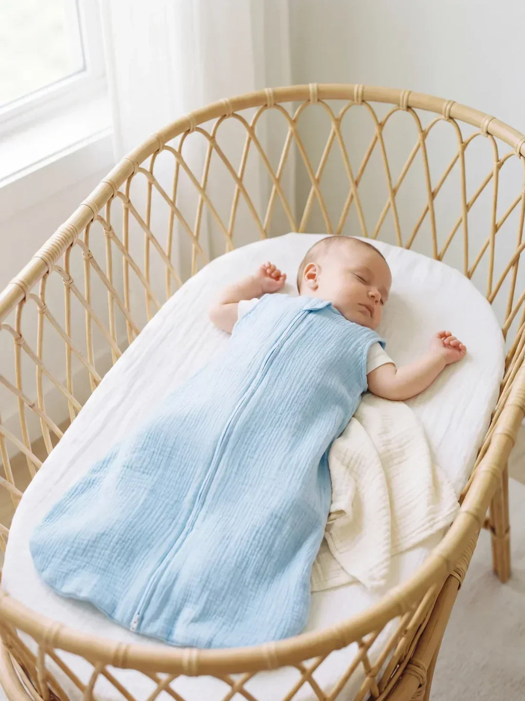 Breathable Cotton Gauze Summer Baby Sleep Sack