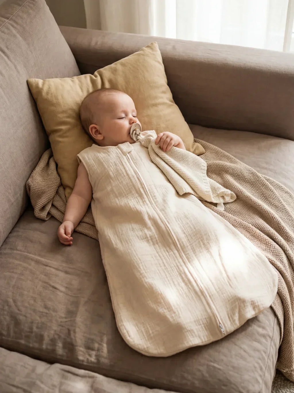 Breathable Cotton Gauze Summer Baby Sleep Sack