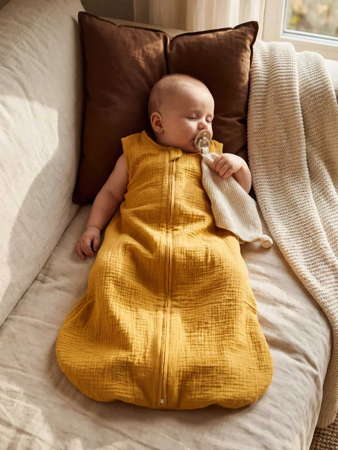 Breathable Cotton Gauze Summer Baby Sleep Sack