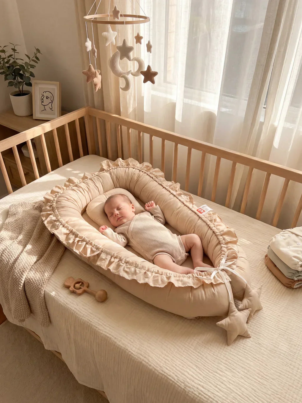 Calming Baby Transition Lounger for Better Sleep