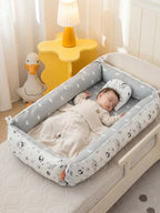 Extra-Long Baby Sleep Pod with Cervical Pillow