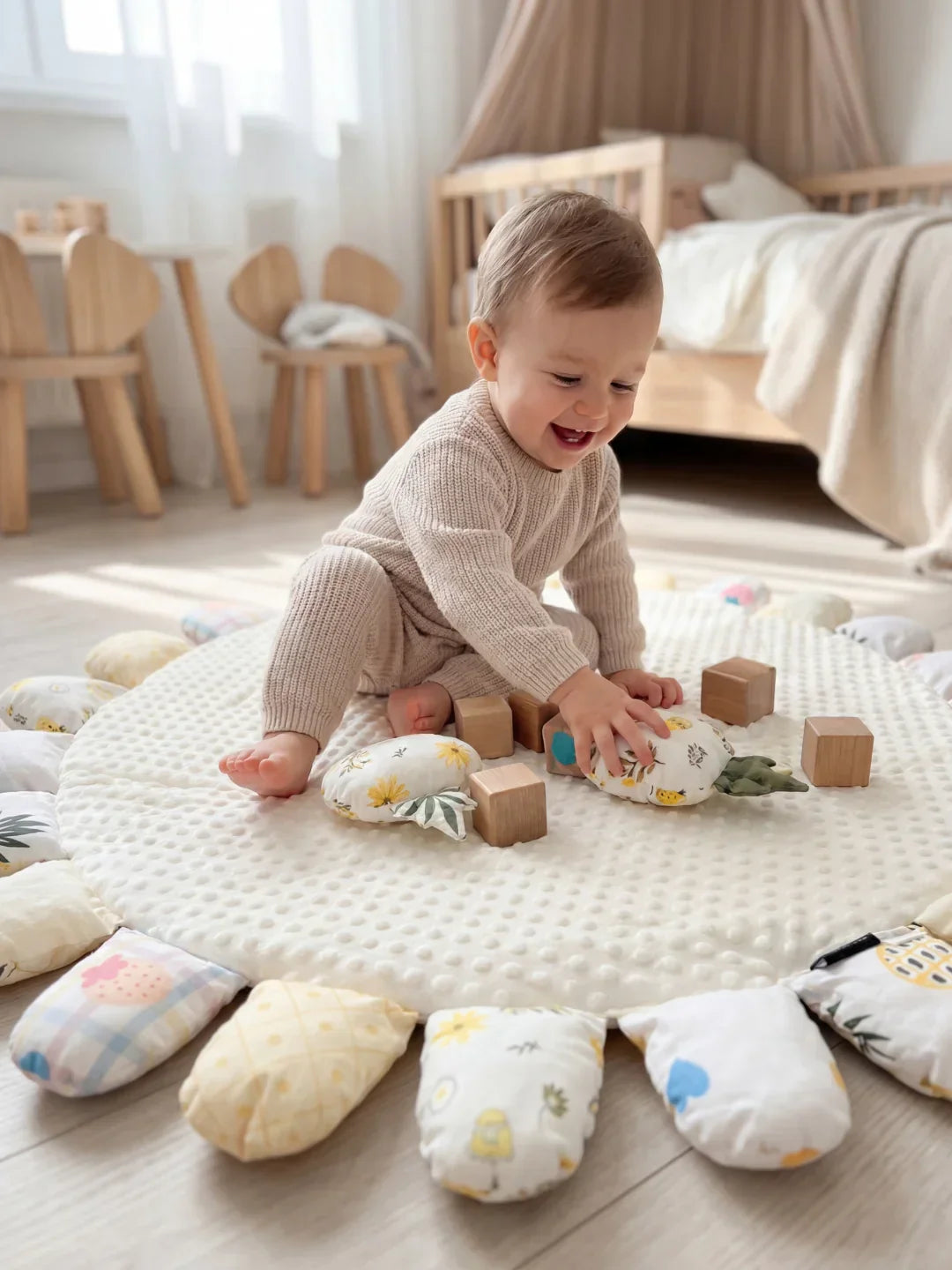 Soft Activity Mat for Playtime and Early Development