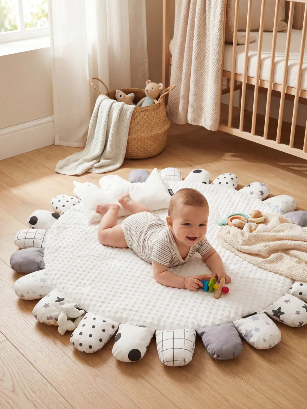 Soft Activity Mat for Playtime and Early Development