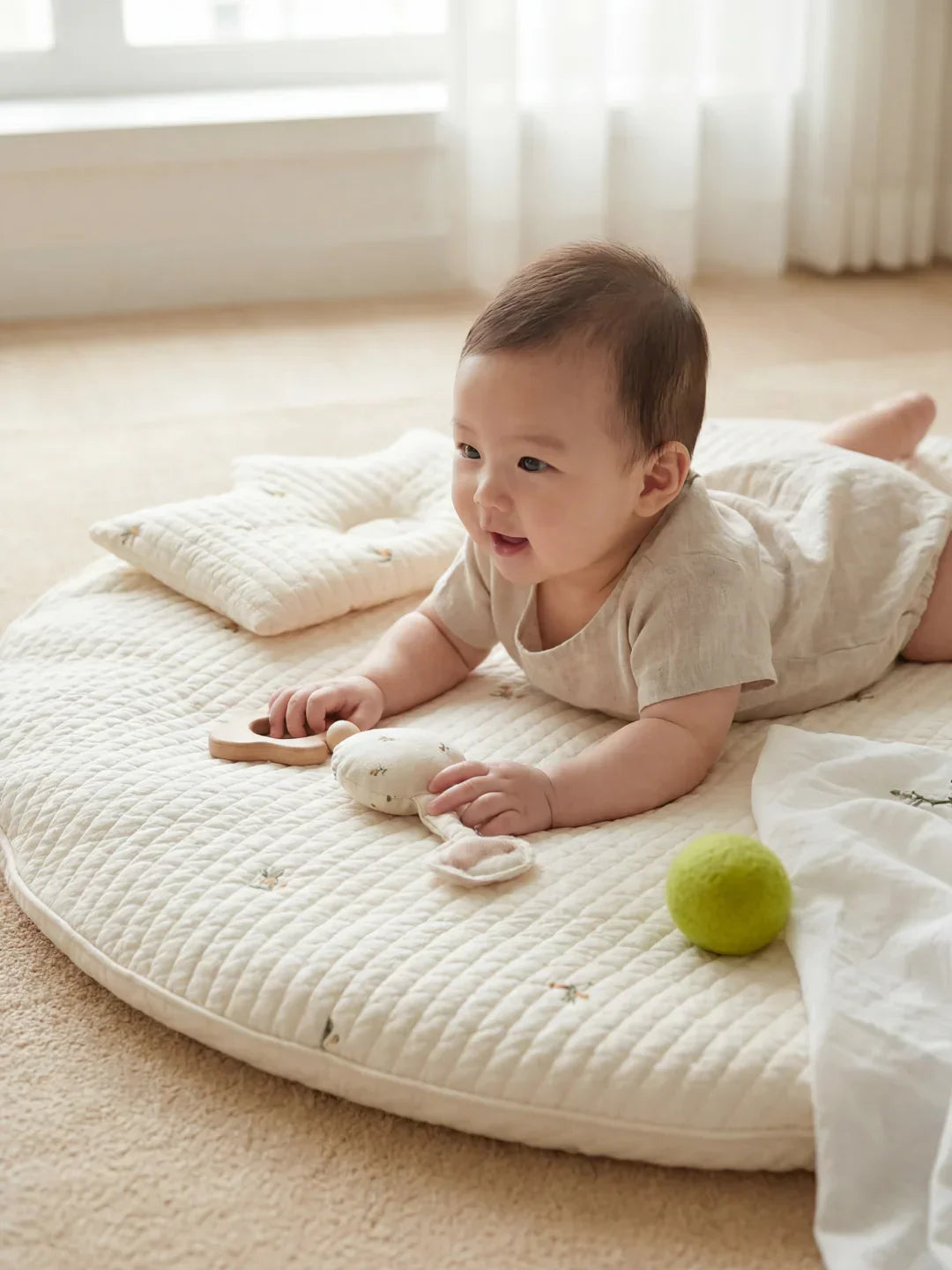 Permaidani Mainan Kapas Berlapis untuk Pengembaraan Lantai Pertama Bayi